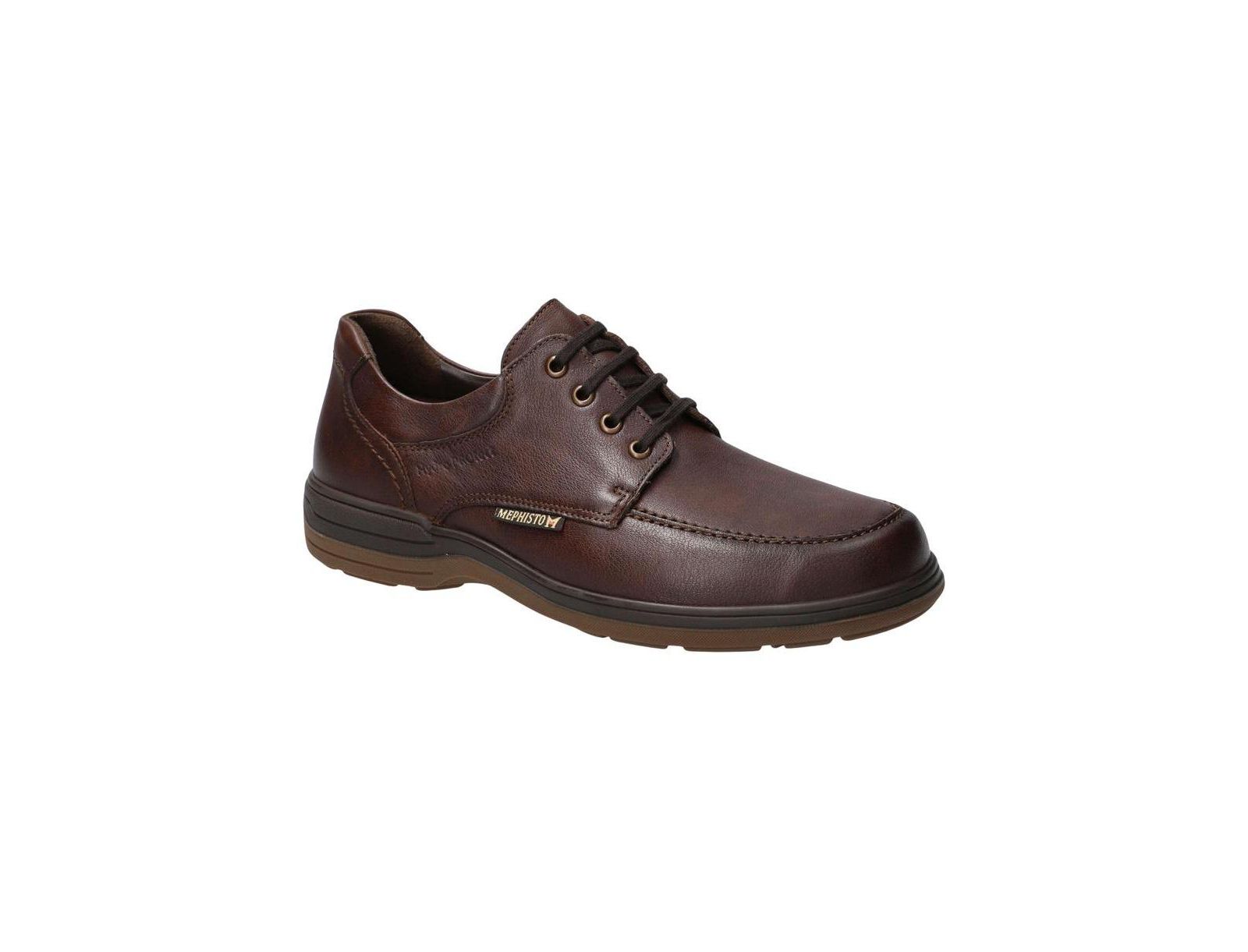 MEPHISTO Men's Douk Full-Grain Leather Lace-Up Derby