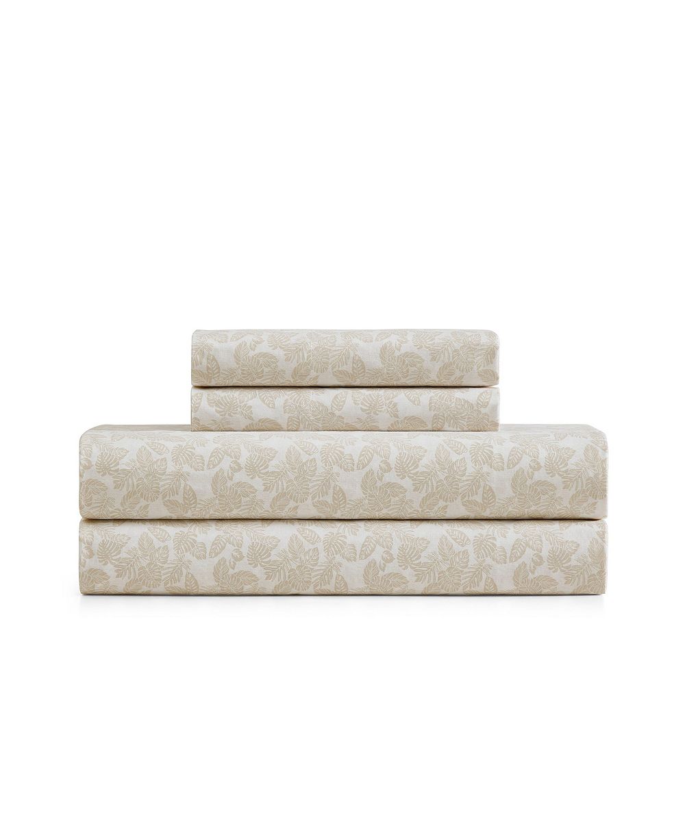 Комплект постельного белья из 100% хлопка Frond Voyage из перкаля, размер King, Tommy Bahama Home