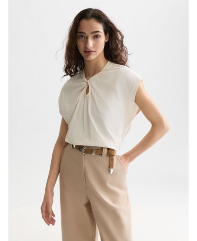 SCOTCH & SODA Women's Twisted Neckline Tops and Tees