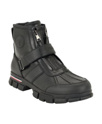Tommy Hilfiger мужские ботинки Wivito с массивной подошвой и двойной молнией, черные