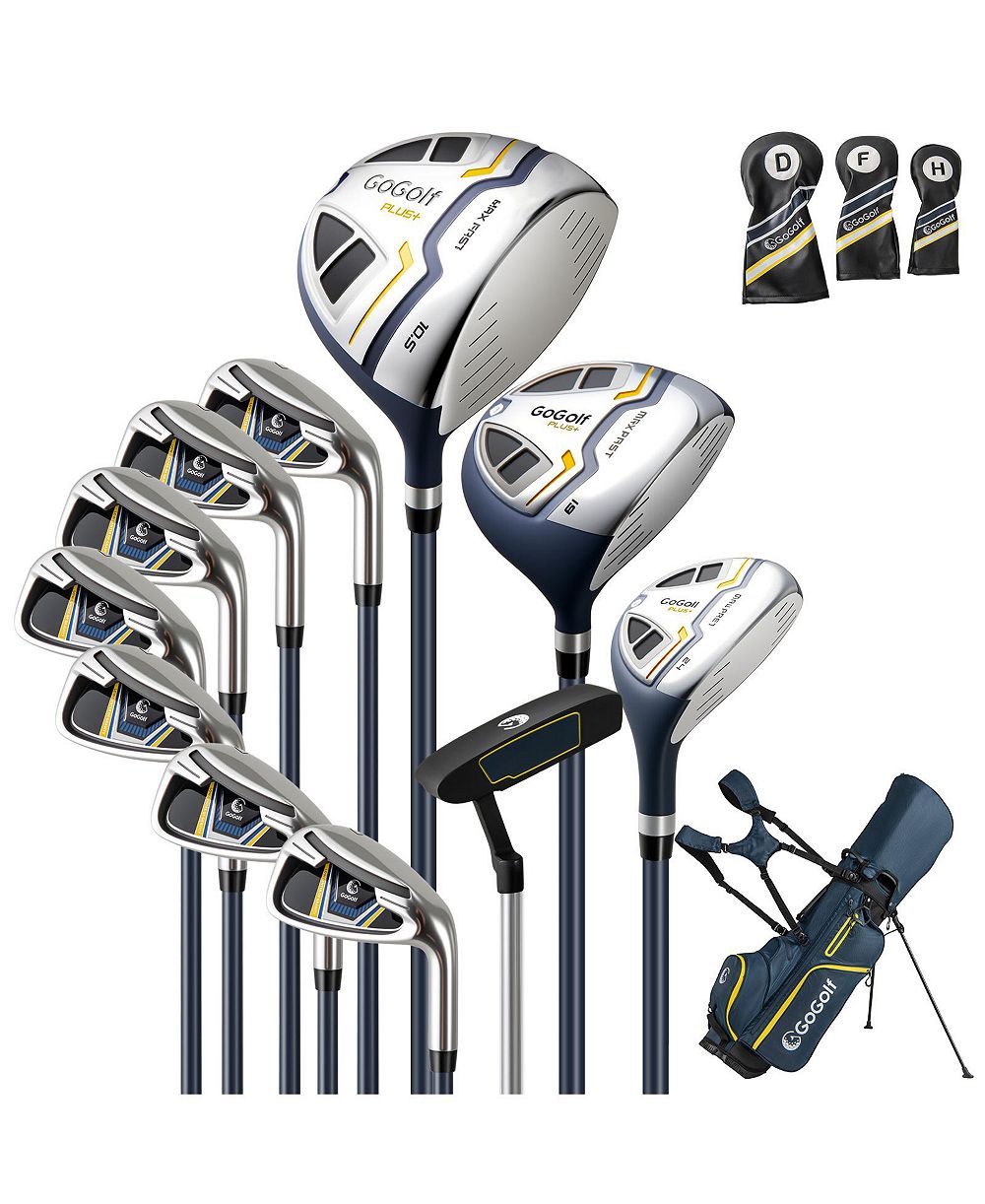 Mecale Men’s Right-Handed Complete Golf Club Set with Stand Bag