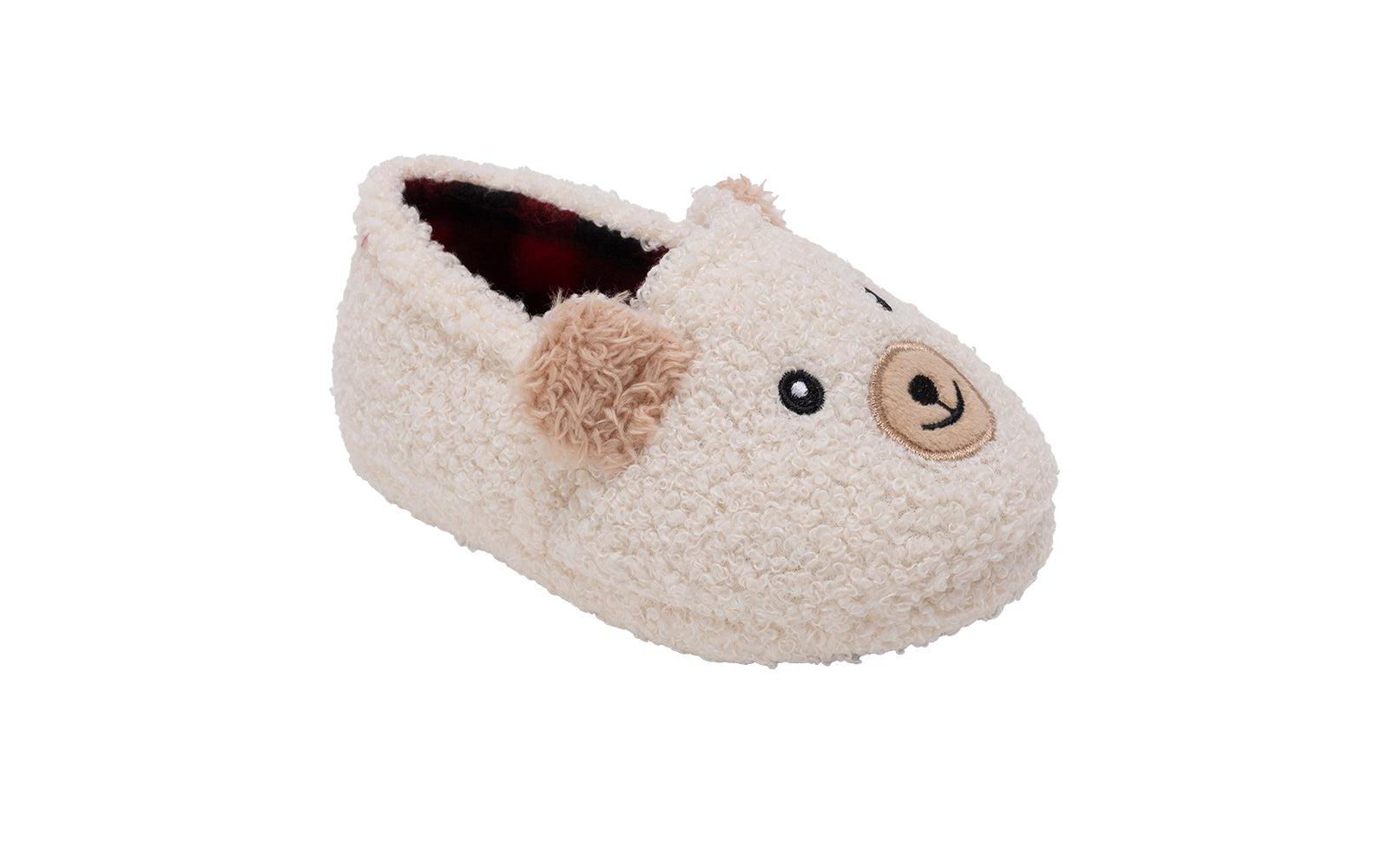 Детские мягкие тапочки Kensie Toddler Girls' Sherpa Cozy Plush SlipOn