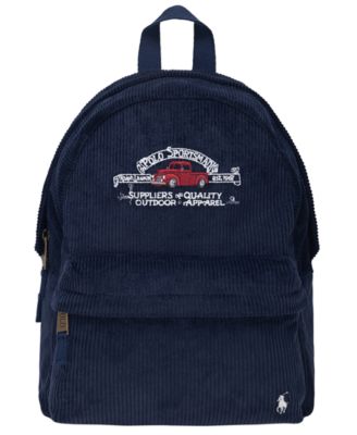 Polo Ralph Lauren Детский вельветовый рюкзак 8-20, 14" шаговый шов