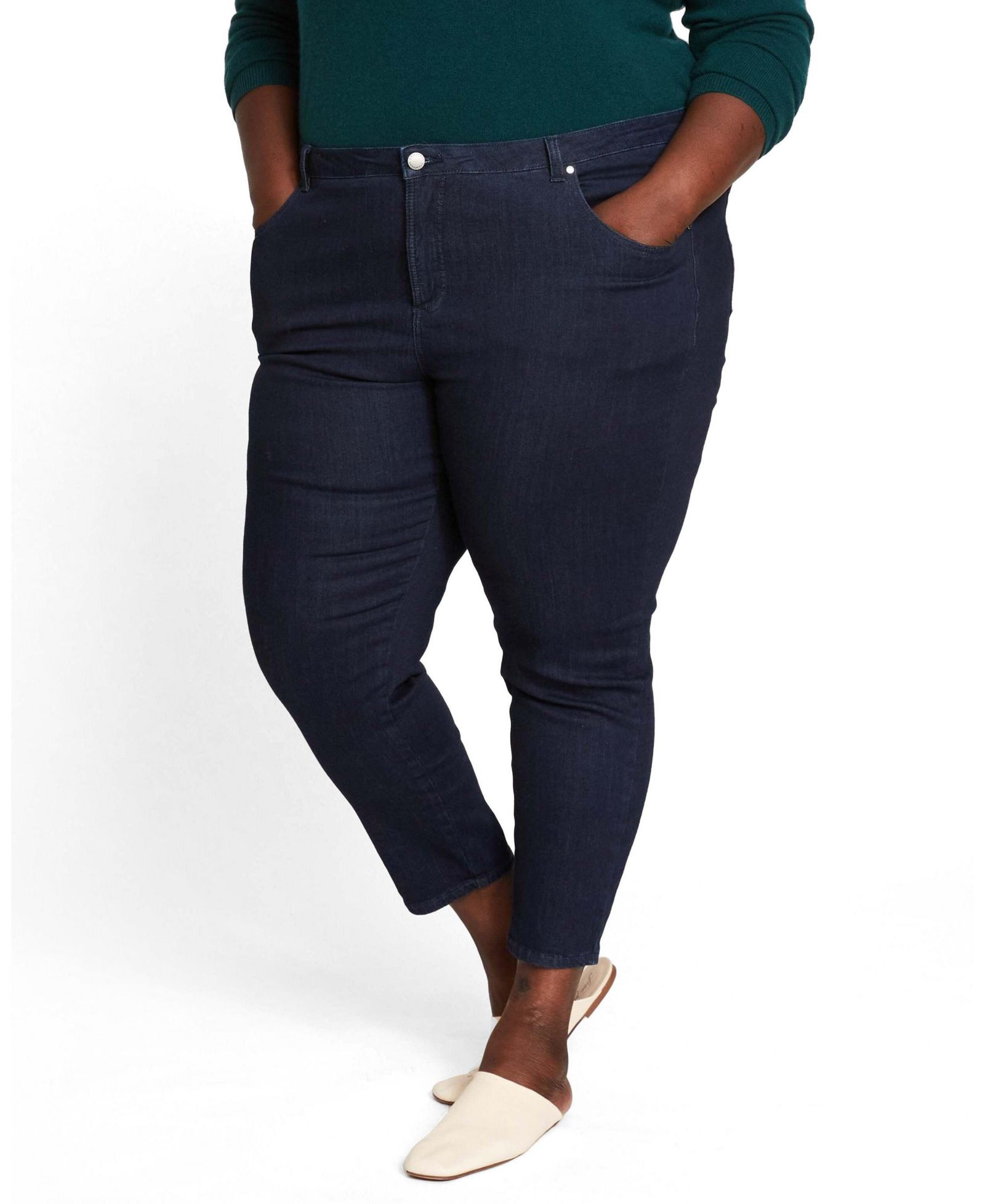 Женские джинсы Universal Standard Seine Mid Rise Skinny