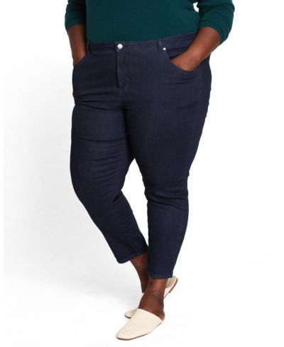 Женские джинсы Universal Standard Seine Mid Rise Skinny