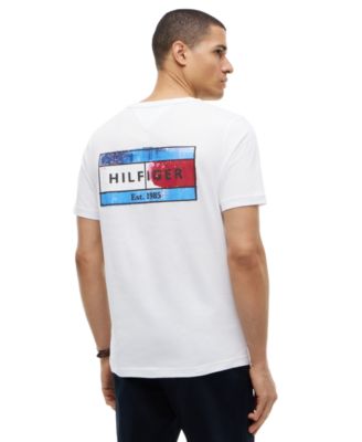 Tommy Hilfiger Men's Brand Love Back Flag Graphic T-Shirt