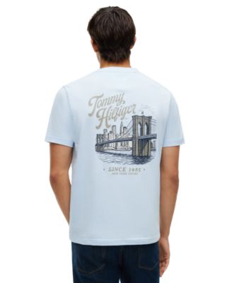 Мужская футболка Tommy Hilfiger с принтом на спине
