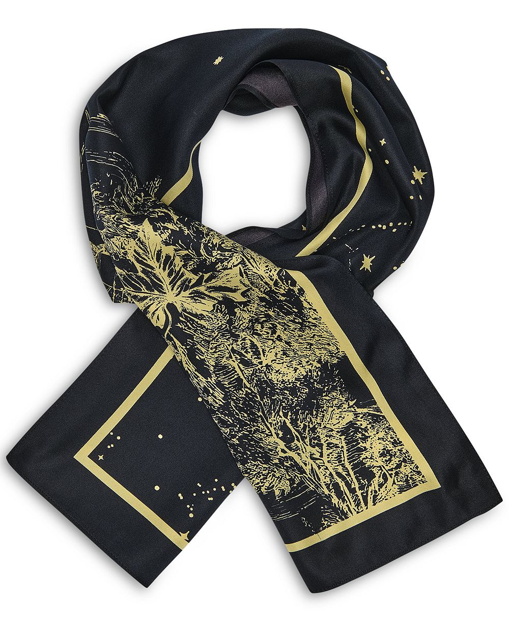 KARL LAGERFELD PARIS Starry Night Twill Square Scarf