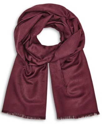 Шарф KARL LAGERFELD PARIS Pashmina Lurex Leaf с листовой вышивкой