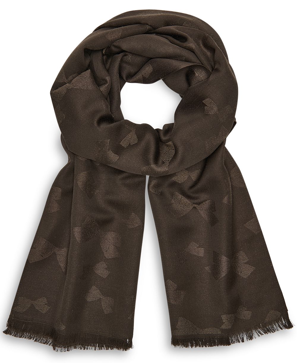 KARL LAGERFELD PARIS Pashmina Bow Lurex Scarf