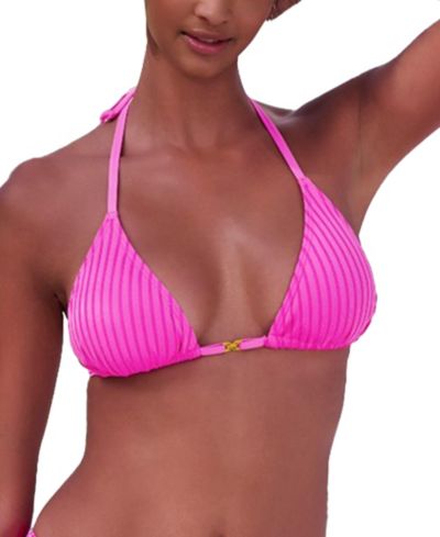 Верх бикини LASCANA Women's Ribbed Triangle Swimsuit Top Bra
