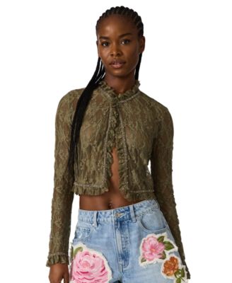 Женский топ с кружевом Steve Madden Women's Linden Lace
