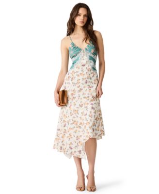 Steve Madden Women's Alesha Sweetheart Neck Sleeveless Midi Dress