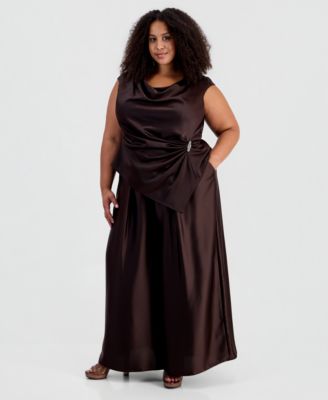Muse Plus Size асимметричный топ с драпировкой