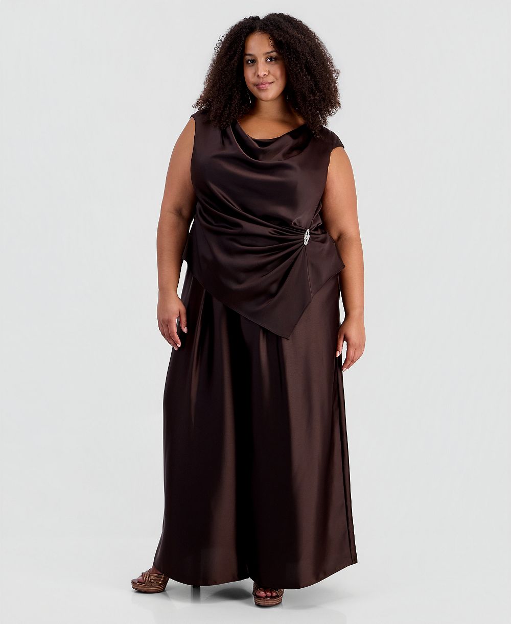 Брюки Muse Plus Size Pleated Wide-Leg