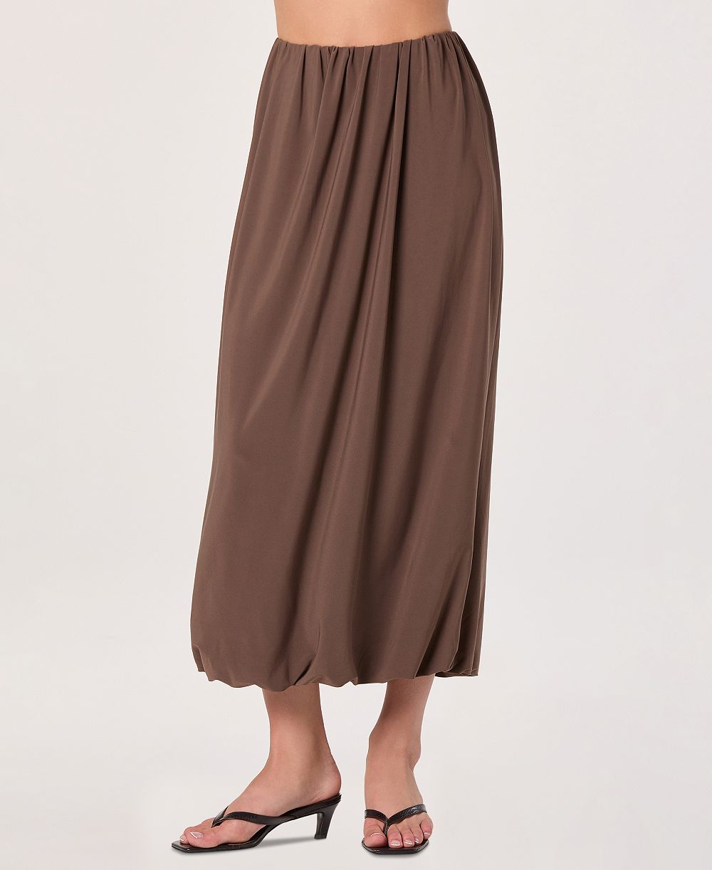 ASTR the Label Women's Bubble-Hem Midi Skirt