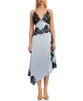 En Saison Women's Hazel V-Neck Sleeveless Asymmetric Maxi Dress