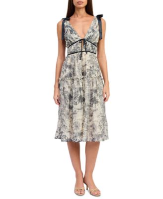 En Saison Women's Holly Sleeveless Midi Dress