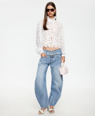 Женская блузка Lioness Overtime Ruffle Mock-Neck