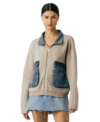 Женская куртка BLANK NYC High Mock Collared с высоким воротником