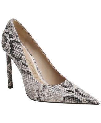 Roccia Snake Print Leather