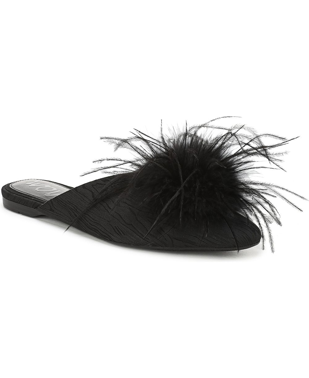 Женские мюли Sam Edelman Khai Feather Slip-On Flats
