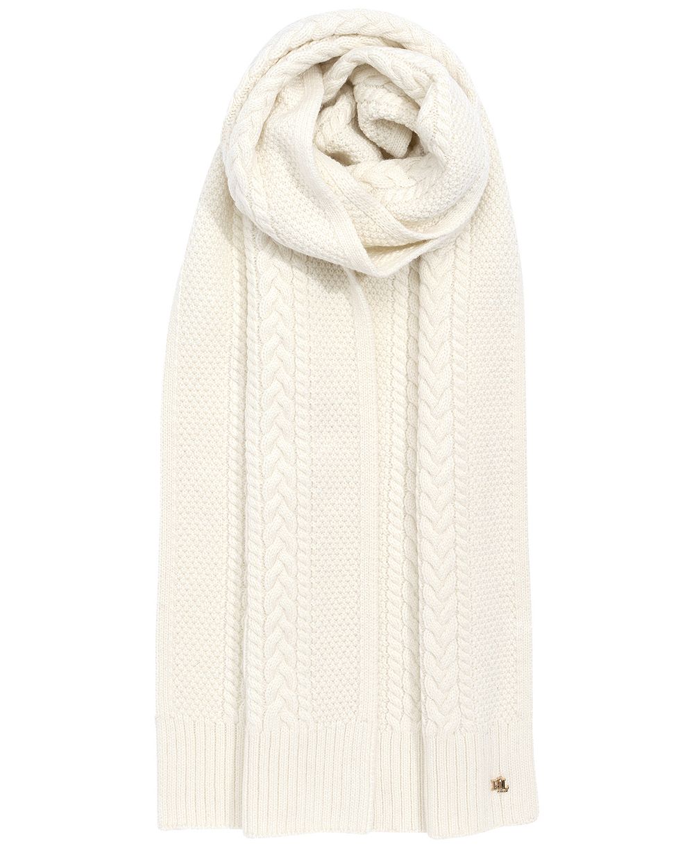 Lauren Ralph Lauren Stirrup Cable Merino Scarf