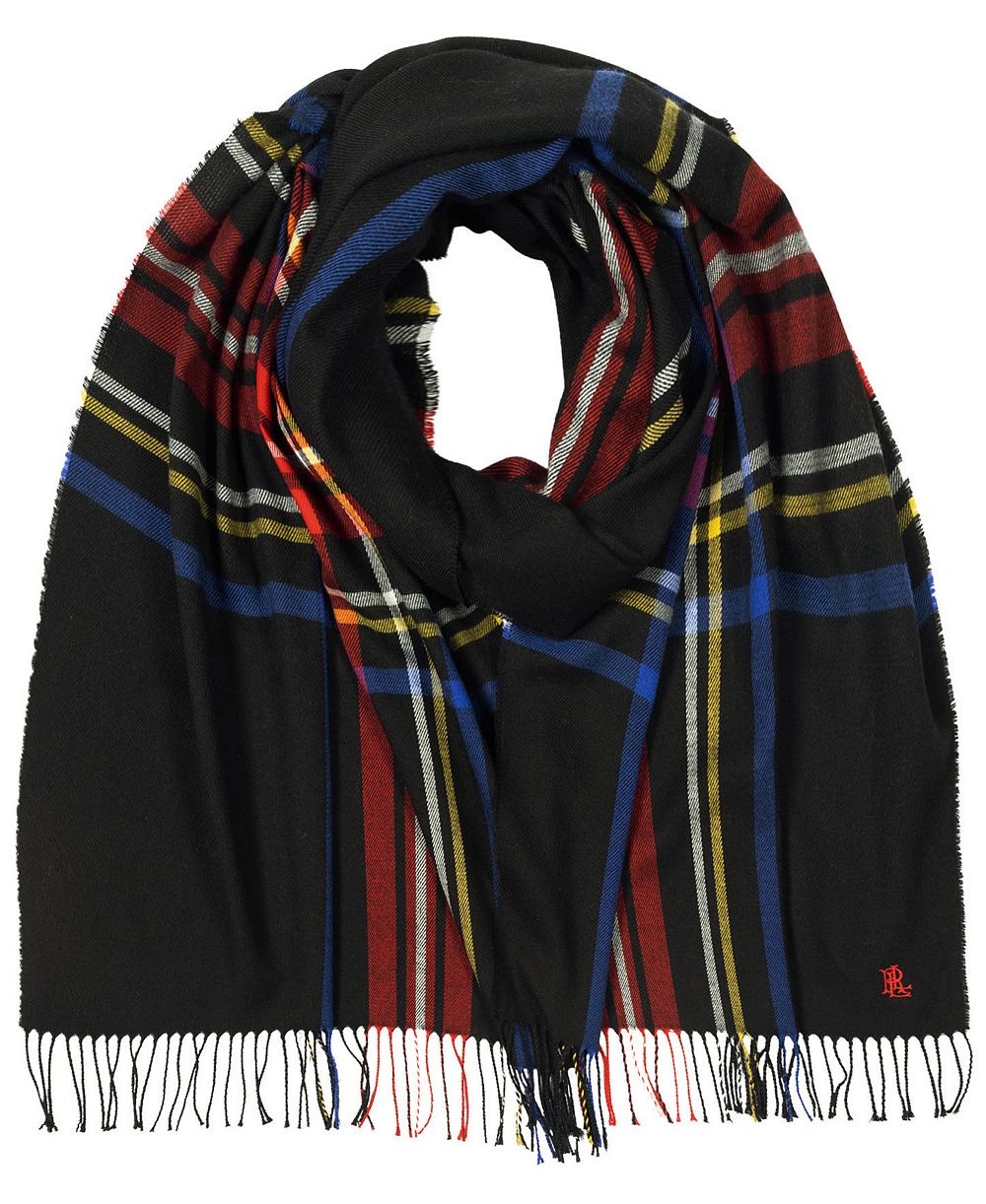 Lauren Ralph Lauren Exploded Plaid Merino Scarf
