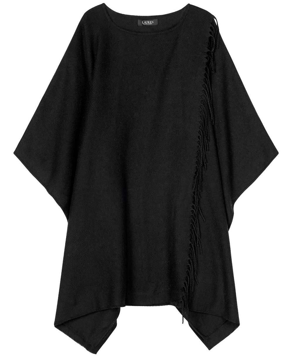 Lauren Ralph Lauren Fringe Poncho