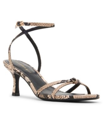 Женские босоножки Madden Girl Women's Red Strappy Knot Stiletto Heel Dress Sandals