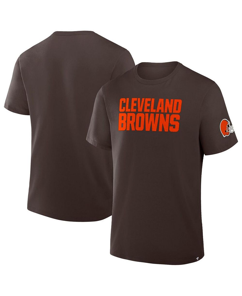 Fanatics футболка Men's Cleveland Browns Option Route Legacy коричневая