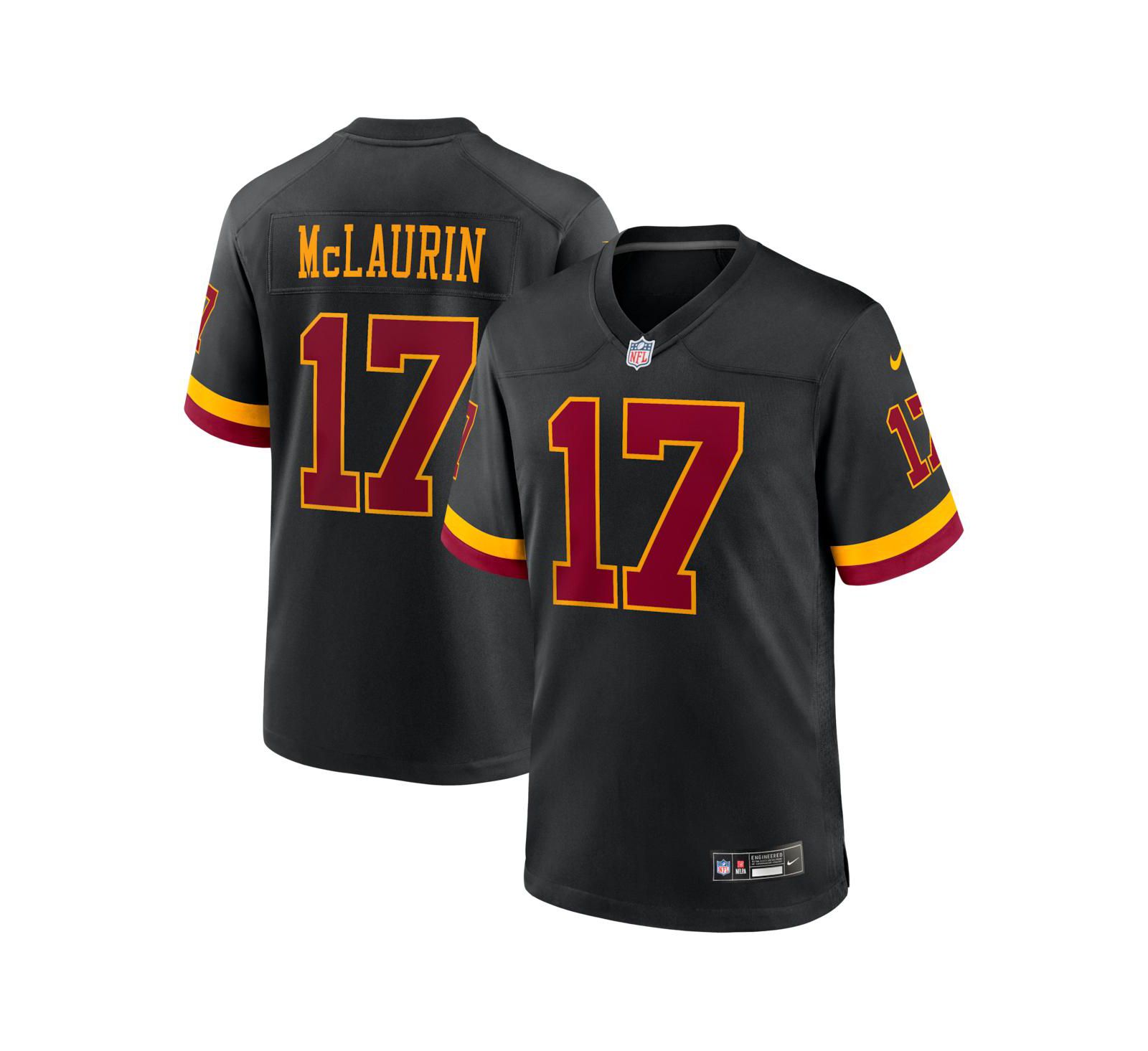 Nike Мужская джерси Washington Commanders Terry McLaurin Black