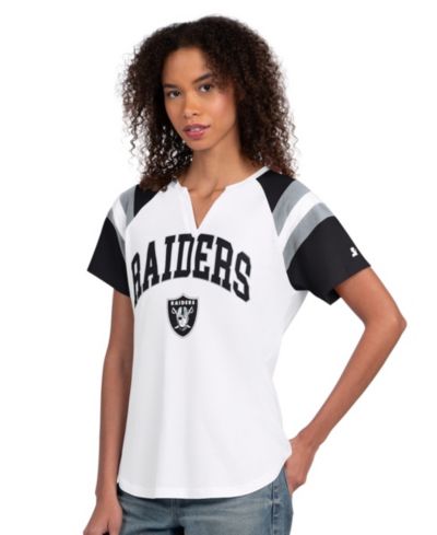 Женская футболка Starter Las Vegas Raiders Game On, белая