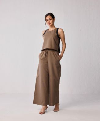 Reistor Women's Wide-leg Drawstring Pants