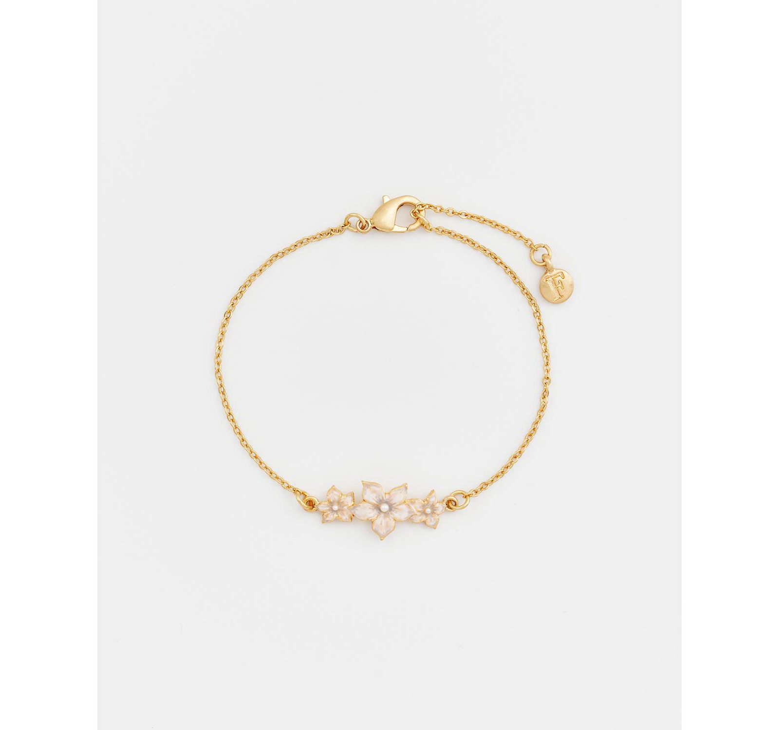 Fable England Jasmine and Pearl Bracelet
