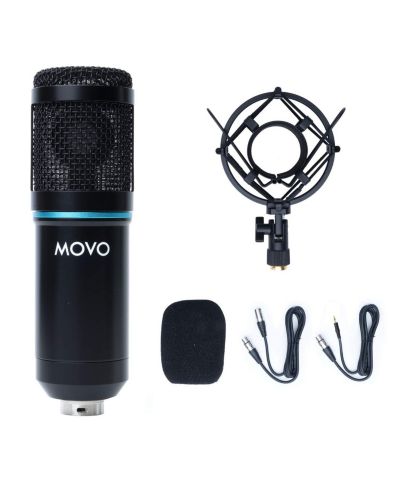 Конденсаторный микрофон для подкастов Movo PC-M6, кардиоидный, с XLR и 3.5mm