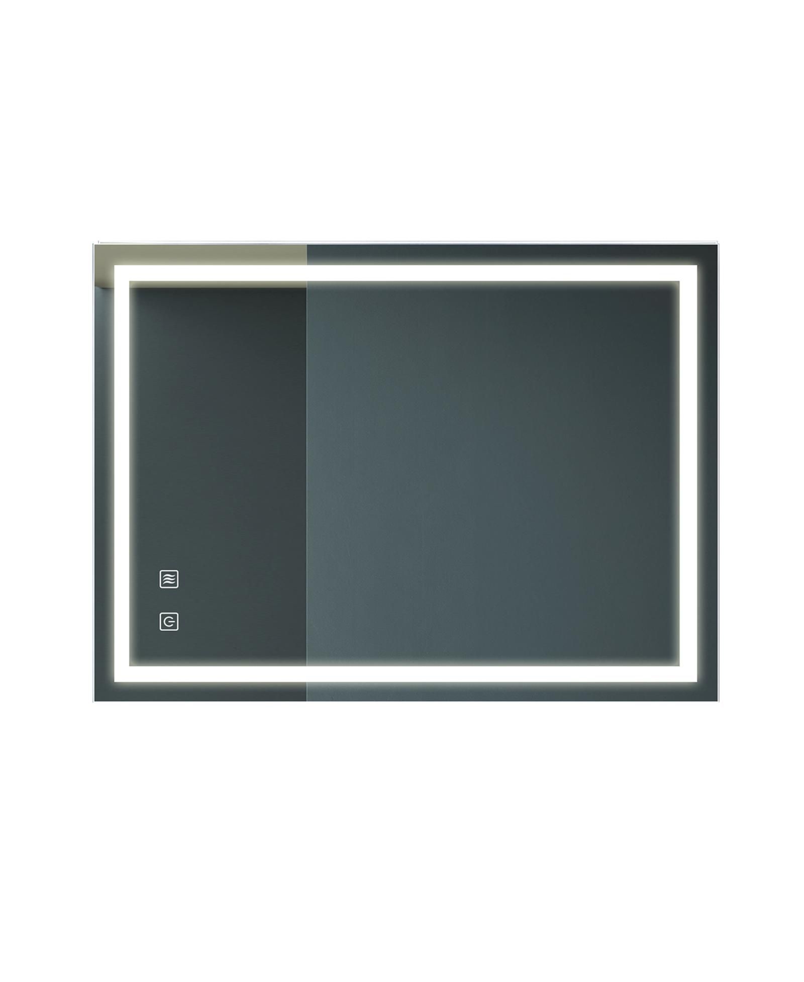 PHYING Classy LED Vanity Mirror High Lumen Dimmable Touch Wall Switch Control Anti Fog Bathroom Mirror with Focused Backplane