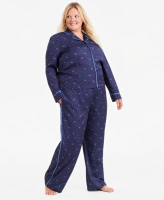 Пижамный комплект Disney Mickey Satin Plus Size Sorcerer's Apprentice