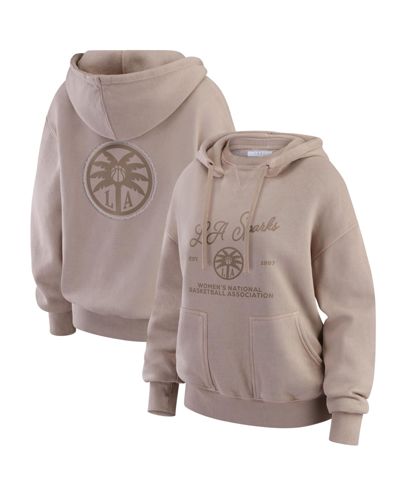 Женский пуловер WEAR by Erin Andrews Tan Los Angeles Sparks