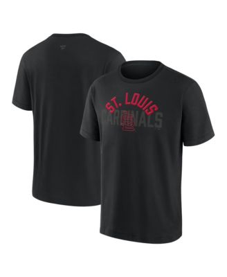 Fanatics Men's St. Louis Cardinals Black Out Heavyweight T-Shirt