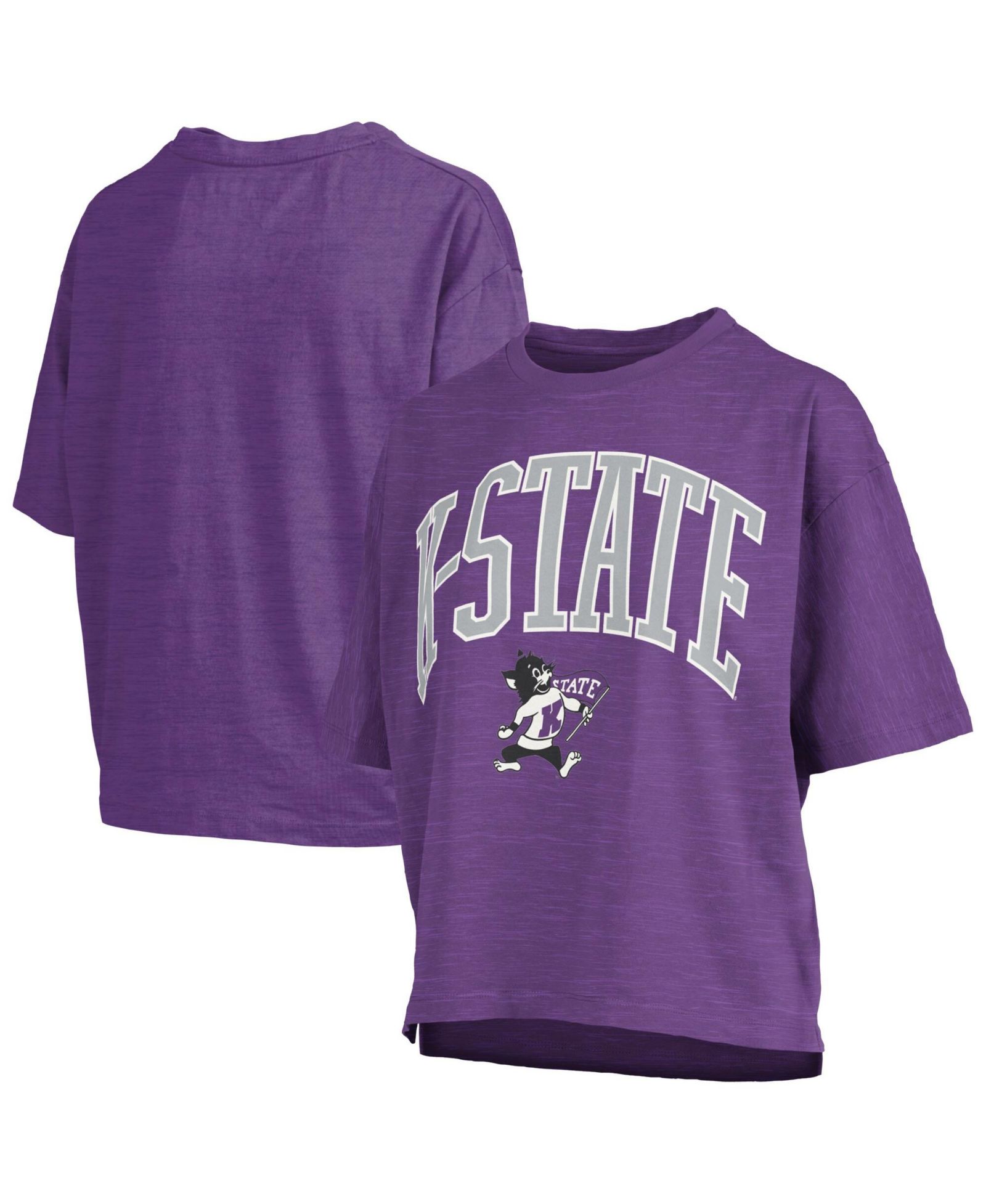Женская футболка Pressbox Purple Kansas State Wildcats Nelson