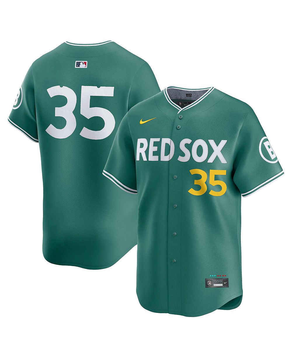 Мужская джерси Nike Garrett Crochet Green Boston Red Sox 2025 City Connect Limited Player