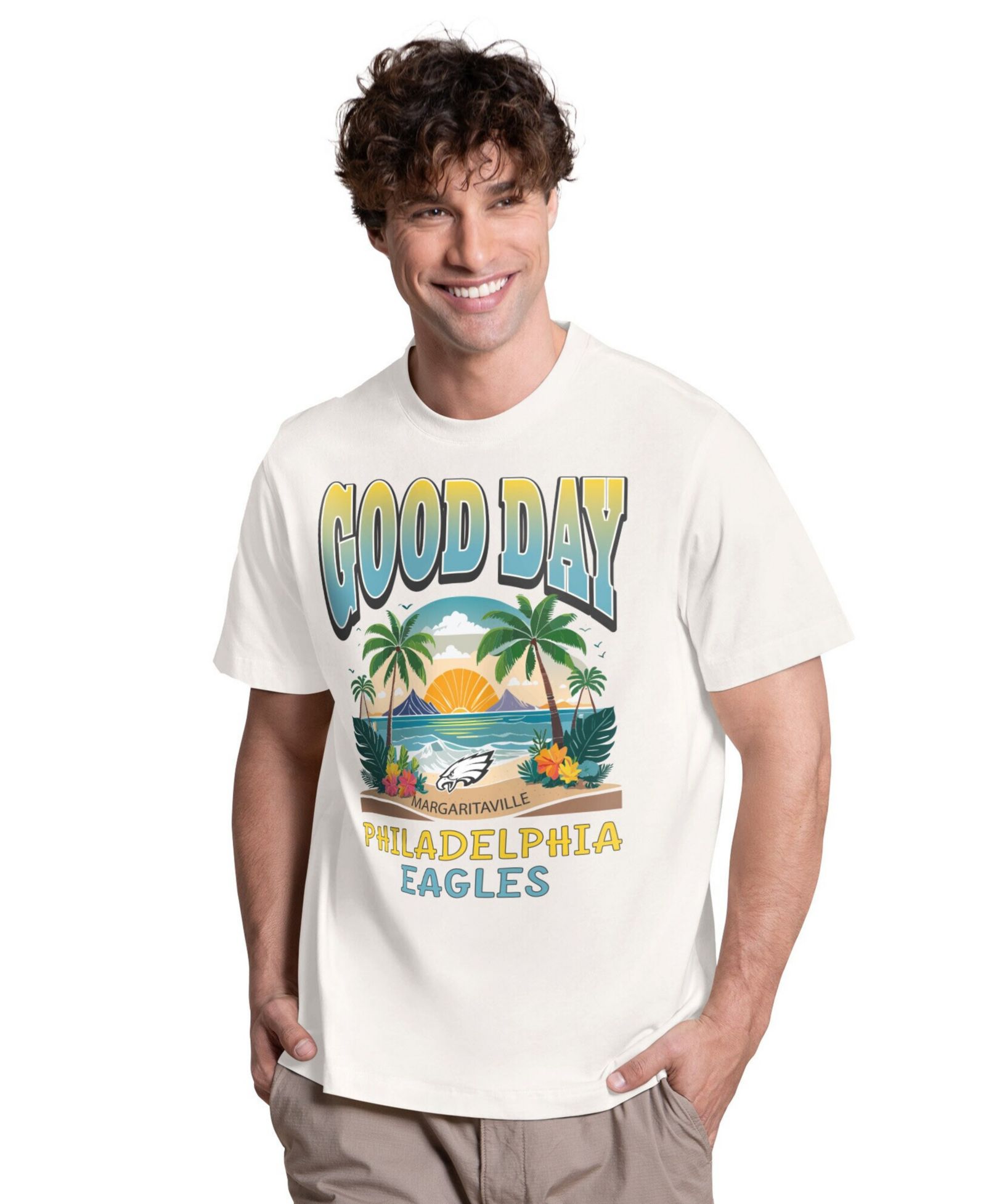 Мужская футболка Margaritaville Philadelphia Eagles Good Day