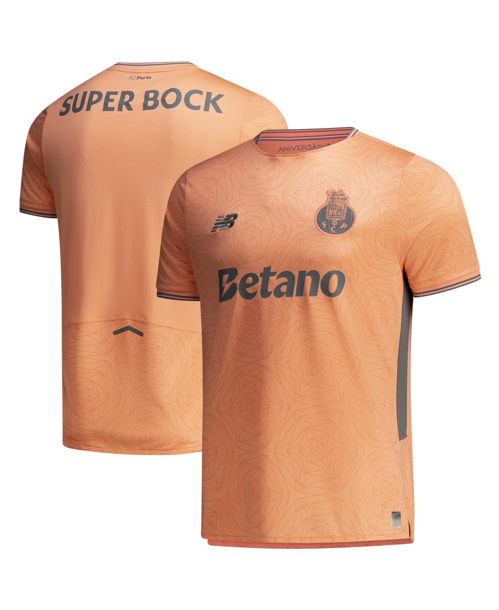 New Balance Мужская джерси FC Porto 2025/26 Away Replica оранжевая