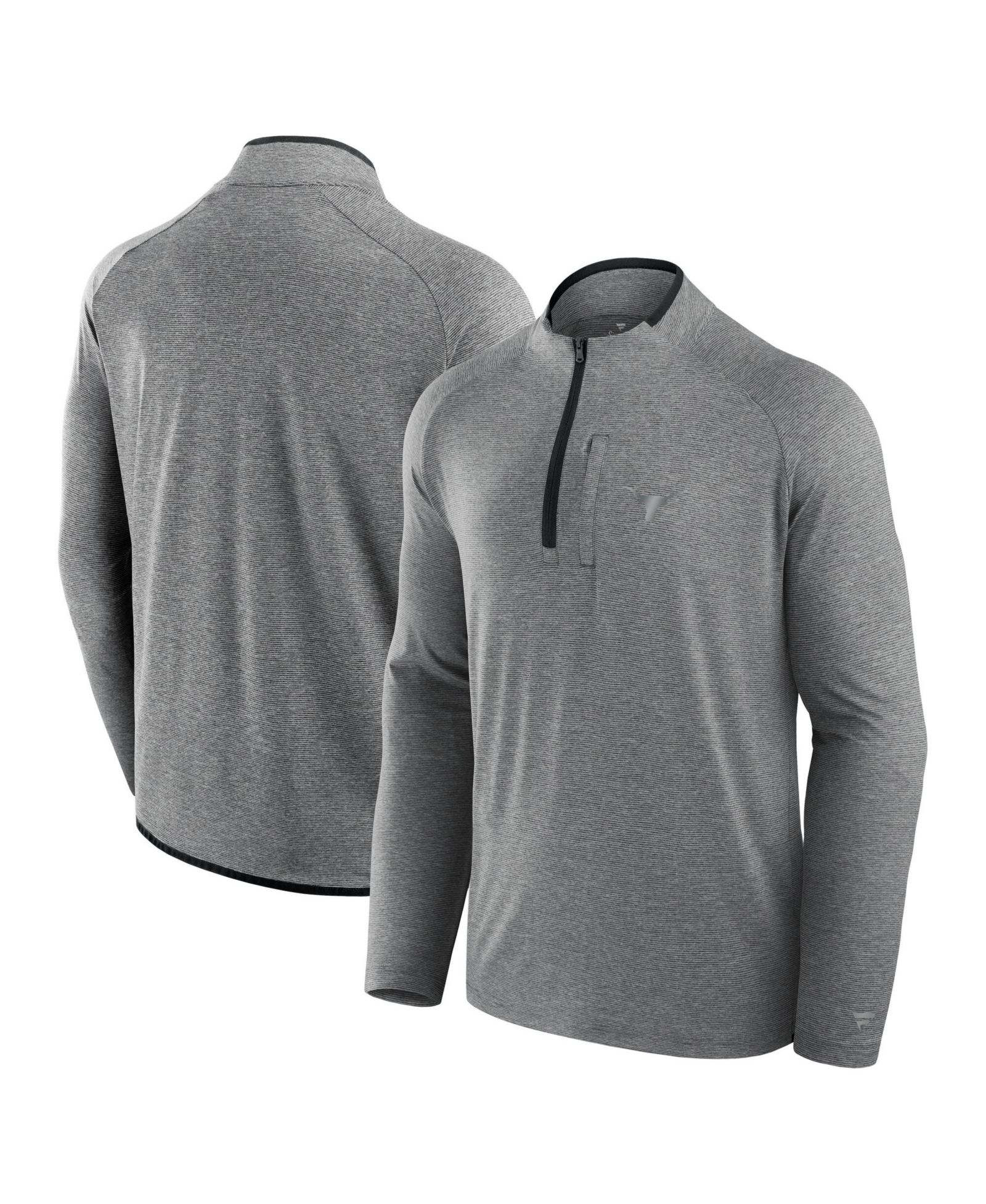 Fanatics Men's Black Texas Longhorns Mock Neck Half-Zip Pullover Jacket