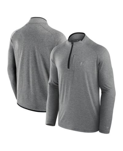 Fanatics Men's Black Texas Longhorns Mock Neck Half-Zip Pullover Jacket