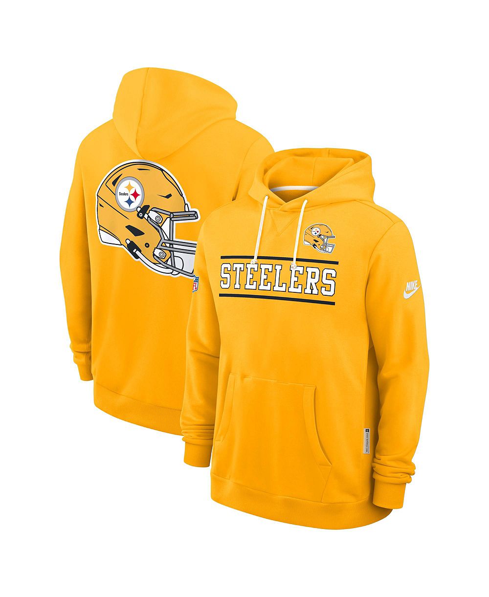 Nike Мужское худи Dri-FIT Gold Pittsburgh Steelers Alt Sideline Standard Issue