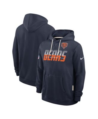 Мужская толстовка Nike Navy Chicago Bears Sideline Standard Issue Dri-FIT Hoodie