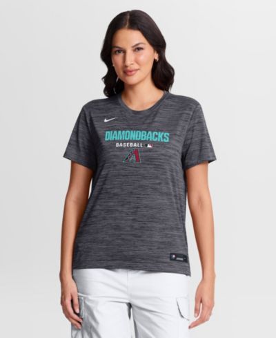 Nike Женская черная футболка Arizona Diamondbacks Authentic Collection Velocity Dri-FIT