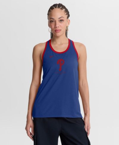 Nike Женский спортивный топ Nike Philadelphia Phillies Tri-Blend Dri-FIT Racerback, Royal